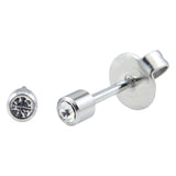 P101 - Acier chirurgical Zircone Cubique Transparent (3mm)