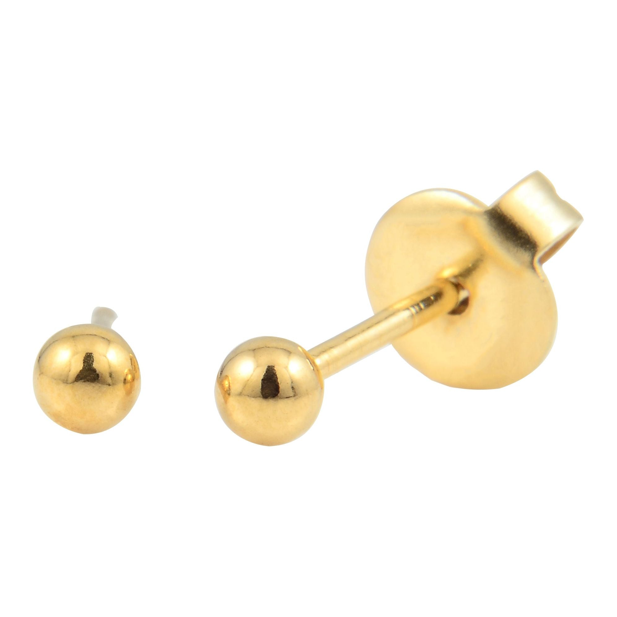 P206 - Boule Plaquée Or (3mm)