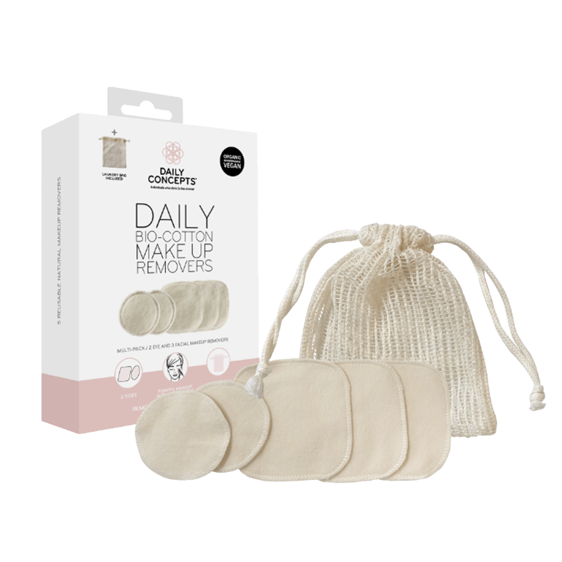 Daily Concepts Bio Cotton Makeup Pads (with bag)