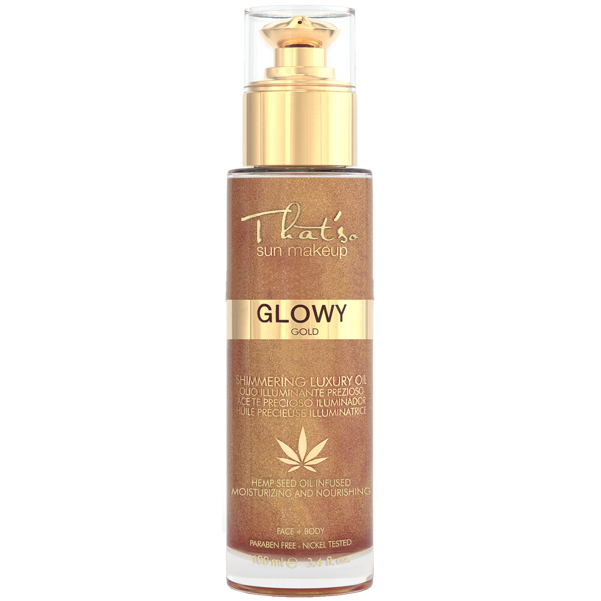 Glowy Gold Shimmering Oil 100ml