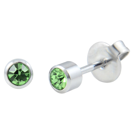 P110 - Surgical Steel Peridot (4mm)