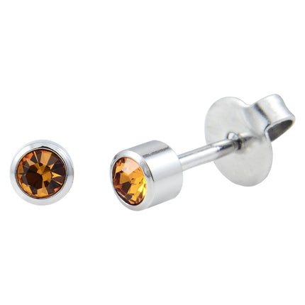 P113 - Surgical Steel Topaz (4mm)