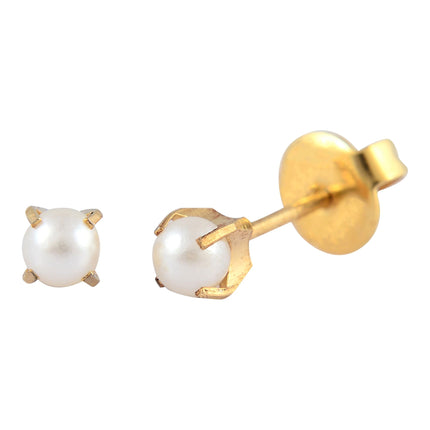 P215 - Gold Plated Pearl (3.5mm)