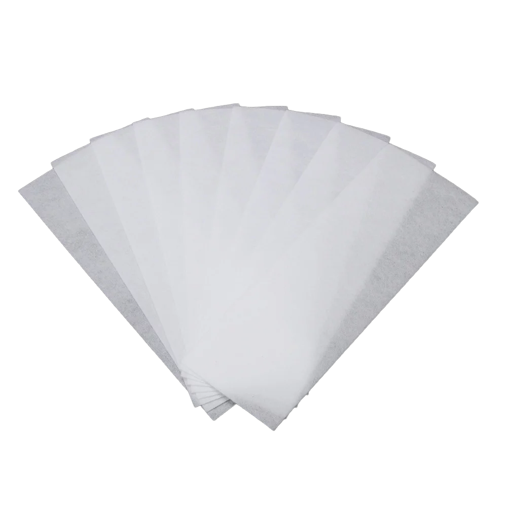 Bandes de sucre/cire non tissées Spunlace dépilatoires (100 unités)