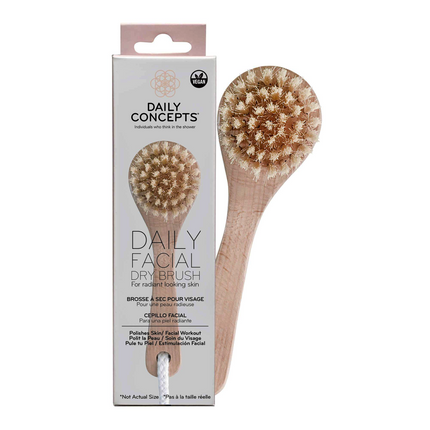 Brosse sèche pour visage végétalienne