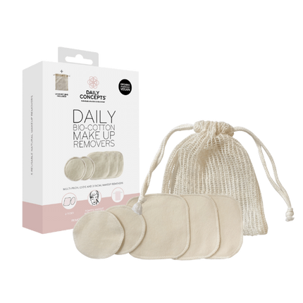 Daily Concepts Bio Cotton Makeup Pads (with bag)